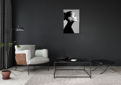 Cadre plastique gallery Ariane Home noir l.40 x H.60 cm