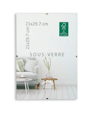 2 Cadres Canevas Sous Verre - Motif Fleurs - 38 X 27 Cm - Occasion