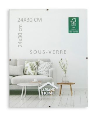 Cadre sous-verre 24 x 30 cm - Transparent France