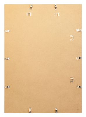Cadre sous verre contour argenté 50 x 70 cm