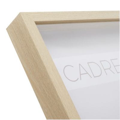 Cadre vitrine vide bois l.50 x H.70 cm