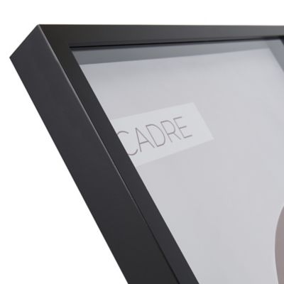 Cadre vitrine vide noir l.60 x H.80 cm