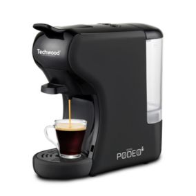 Cafetière Expresso MULTI-CAPSULES Techwood TCA-196N - Puissance : 1450W - Coloris Noir