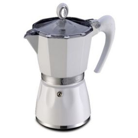 Cafetière italienne 3 tasses blanc Gat 103803