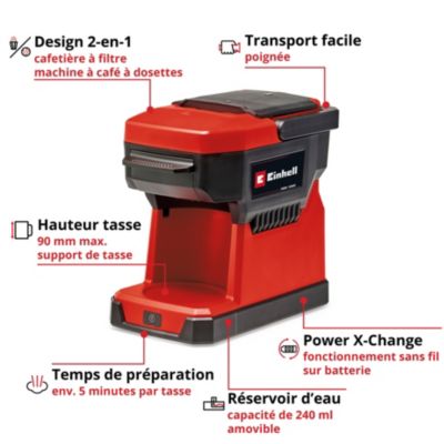 Cafetière De Chantier Parkside 20V - Pour Pièces Détachées / À Réparer - HS