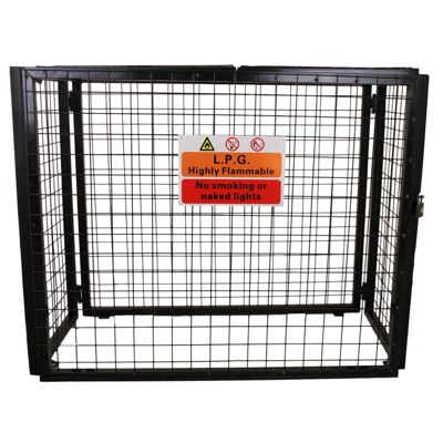 Cage Métallique Bouteille de Gaz - 49 x 87 x 90cm