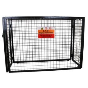 Cage Métallique de 149cm de large pour Bouteilles de Gaz