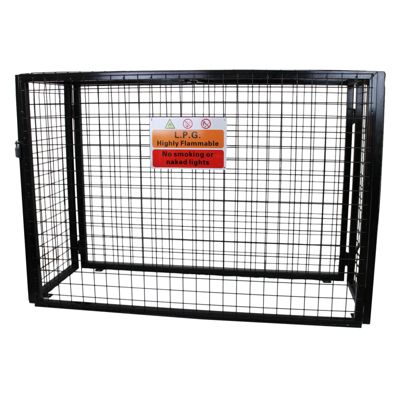 Cage Métallique de 149cm de large pour Bouteilles de Gaz