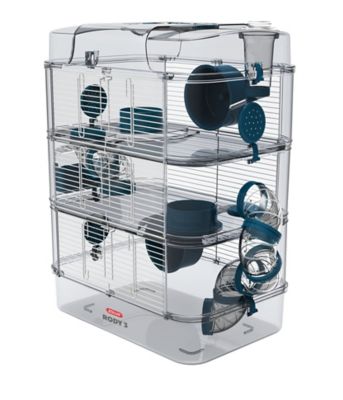Cage pour rongeurs Rody 3 trio Zolux bleu