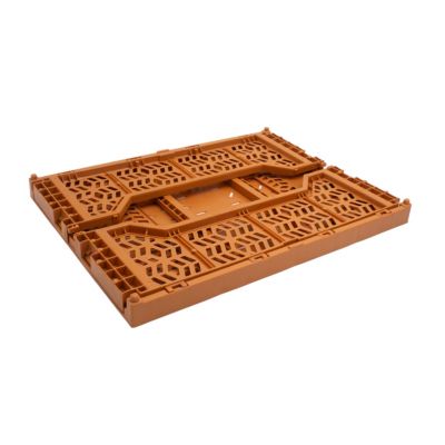 Cagette Pliable Taille M - 30x20x11,5 Cm, Empilable, Naturelle & Gain De Place