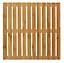 Caillebotis de douche en bambou 50 x 50 cm