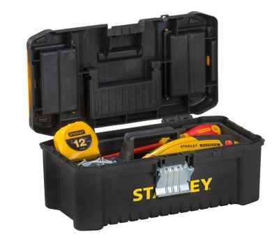 Caisse à outils vide cadenassable plastique Stanley 30 cm