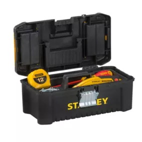 Caisse à outils vide cadenassable plastique Stanley 30 cm