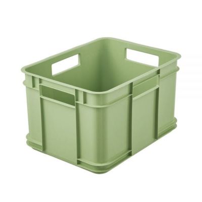 Caisse de Rangement en plastique recyclé 16 litres - Vert