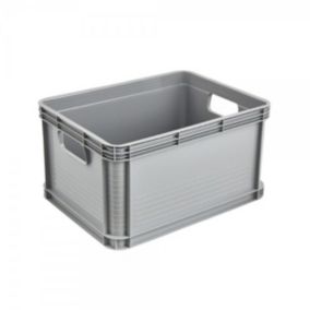 Caisse de rangement professionnelle alimentaire 20 litres - Gris