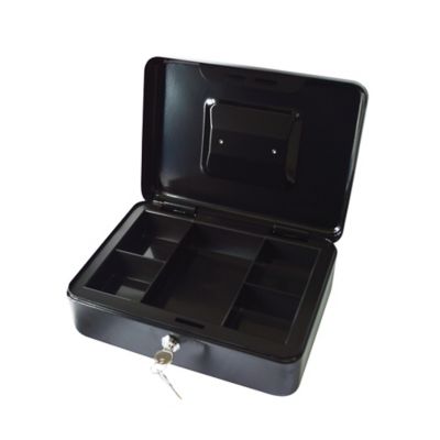 Caisse en acier Smith & Locke Noir 248 x 178 x 88 mm