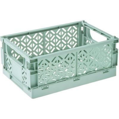 Caisse en plastique Pliable 3,4 litres - Vert