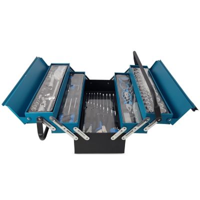 Caisse à outil Kraft Müller KM-85PCS  en métal ultra résistante 85 outils Chrome Vanadium, Tournevis, Pince