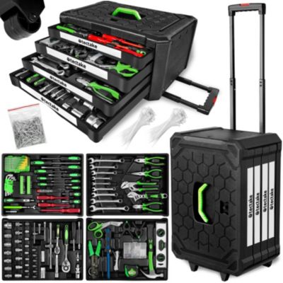 Caisse à outils 899 pièces large gamme, forme ergonomique