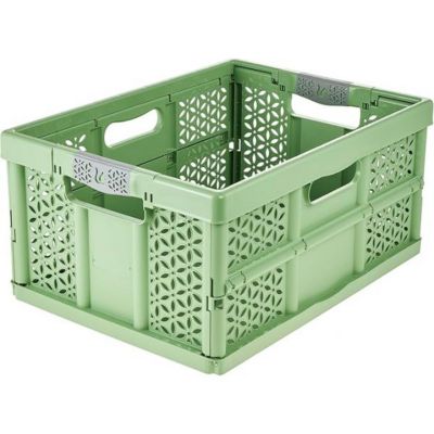 Caisse Pliante en Plastique Recyclé 32 litres - Vert