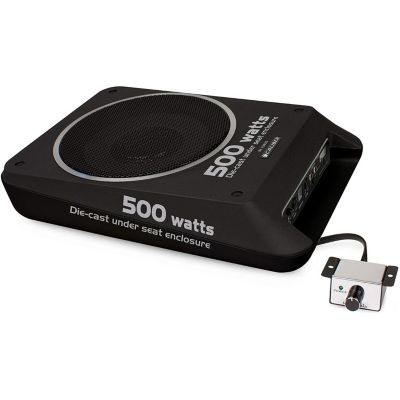Caisson Actif Caliber BC108US - 500w- Extra Plat avec Haut-Parleur de grave de 20 cm - Noir BC108US