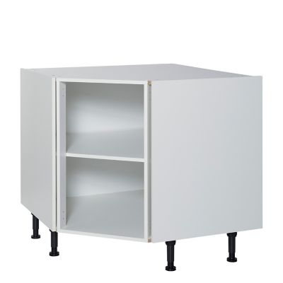 Caisson Bas Angle Pan Coupe Blanc Cooke Lewis 95 X 95 Cm Castorama