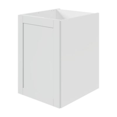 Caisson bas de cuisine Caraway GoodHome blanc H. 72 cm x L. 50 cm