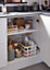 Caisson bas de cuisine Caraway GoodHome blanc H. 72 cm x L. 60 cm