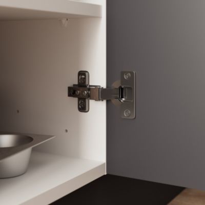 Caisson bas de cuisine Caraway GoodHome blanc H. 72 cm x L. 60 cm