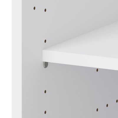 Caisson bas de cuisine Caraway GoodHome blanc H. 72 cm x L. 80 cm