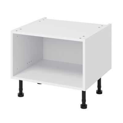 Caisson bas de cuisine GoodHome Caraway Blanc H. 51 cm x l. 60 cm