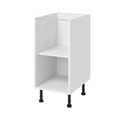 Caisson bas de cuisine GoodHome Caraway Blanc H. 72 cm x l ...