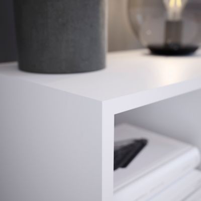 Caisson blanc GoodHome Atomia H. 112,5 x L. 50 x P. 45 cm