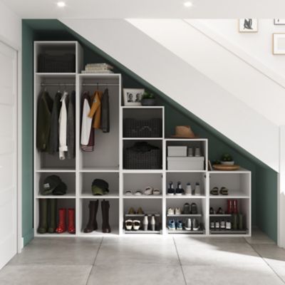 Caisson blanc GoodHome Atomia H. 112,5 x L. 50 x P. 58 cm