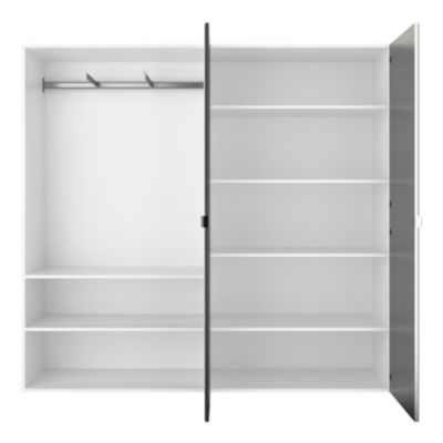 Caisson blanc GoodHome Atomia H. 187,5 x L. 100 x P. 45 cm
