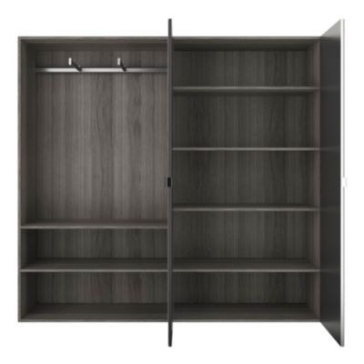 Caisson blanc GoodHome Atomia H. 187,5 x L. 100 x P. 45 cm
