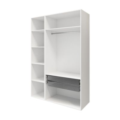 Caisson blanc GoodHome Atomia H. 225 x L. 100 x P. 58 cm