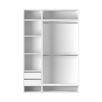 Caisson blanc GoodHome Atomia H. 225 x L. 100 x P. 58 cm