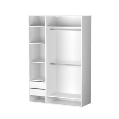 Caisson blanc GoodHome Atomia H. 225 x L. 100 x P. 58 cm