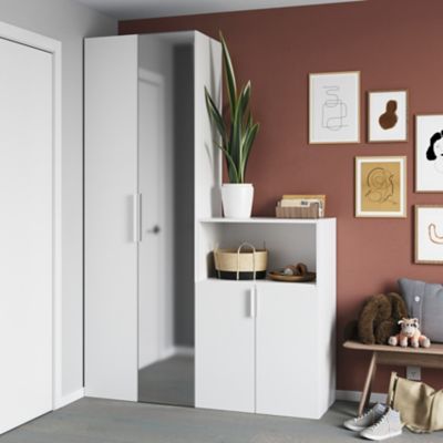 Caisson blanc GoodHome Atomia H. 225 x L. 75 x P. 45 cm