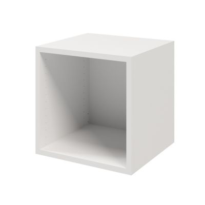 Caisson blanc GoodHome Atomia H. 37,5 x L. 37,5 x P. 35 cm