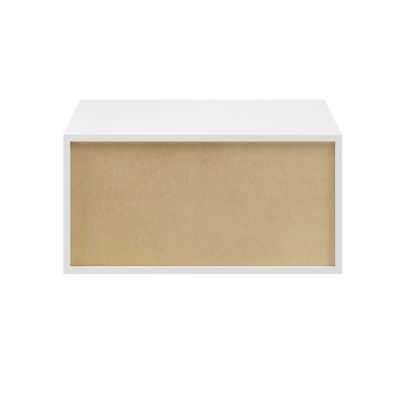 Caisson blanc GoodHome Atomia H. 37,5 x L. 75 x P. 45 cm