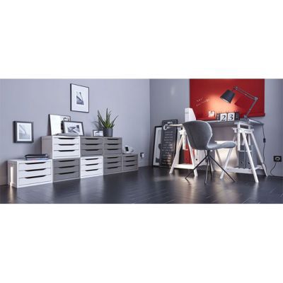 Caisson Coloris Chaux 3 Tiroirs Form Vitoria Castorama