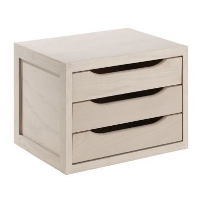 Caisson Coloris Taupe 3 Tiroirs Form Vitoria Castorama