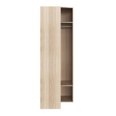 Caisson d'angle effet chêne GoodHome Atomia H. 225 x L. 75 x P. 45 cm