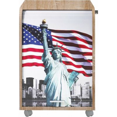 Caisson de Bureau Chêne Naturel - Liberté 505 - L 47.2 x l 47 x H 69.2 cm