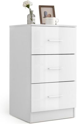 Caisson de Bureau,Classeur de Dossiers Durable et Multifonctionnel,Idéal,37 X 34 X 66,5 CM (Blanc, 1PCS)