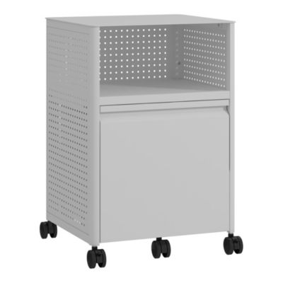 Caisson de bureau à roulettes Velvevn acier 54 x 40 x 36 cm blanc en ...