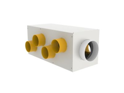 Caisson de répartition Autogyre Twin Air90 2 x ø125 mm, 8 x ø80 mm