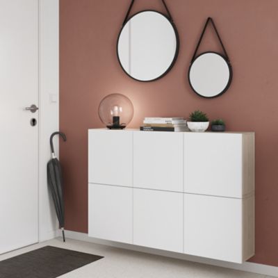 Caisson effet chêne GoodHome Atomia H. 37,5 x L. 37,5 x P. 20 cm